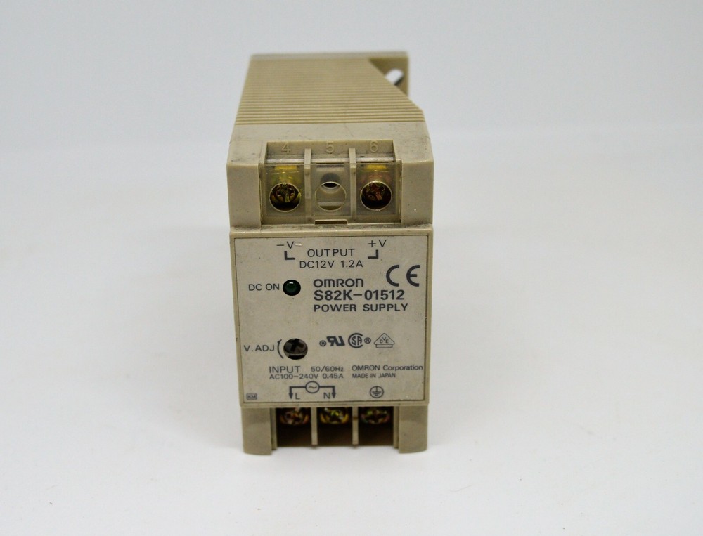 Omron S82K-01512 power supply DC12V 1.2A 50/60Hz AC100-240V