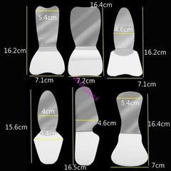 1* Dental Orthodontic Mouth Mirror IntraOral Photo Contrast Background Reflector