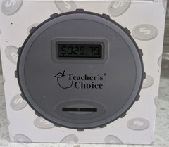 NEW Teacher’s Choice Digital Coin Sorter & Counter Automatic Bank w/20 Wrappers