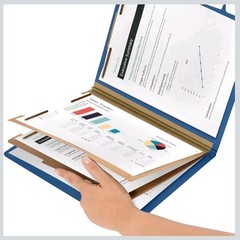 Blue Summit Supplies 12 Pressboard Folders With Fasteners Assorted Colors