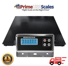 Prime OP-916 60″x60″ Floor Scale 2,500 lb x .5 lb with 5 Year Warranty