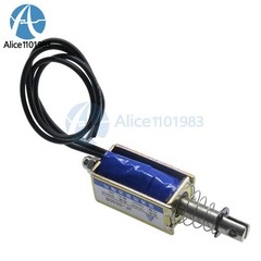 1-10PCS JF-0530B DC12V 300mA 5N/10mm Pull-Push-Type DC Solenoid Electromagnet