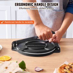VEVOR 10 Inch Tortilla Press Chapati Maker Roti Dough Maker Heavy Duty Cast Iron