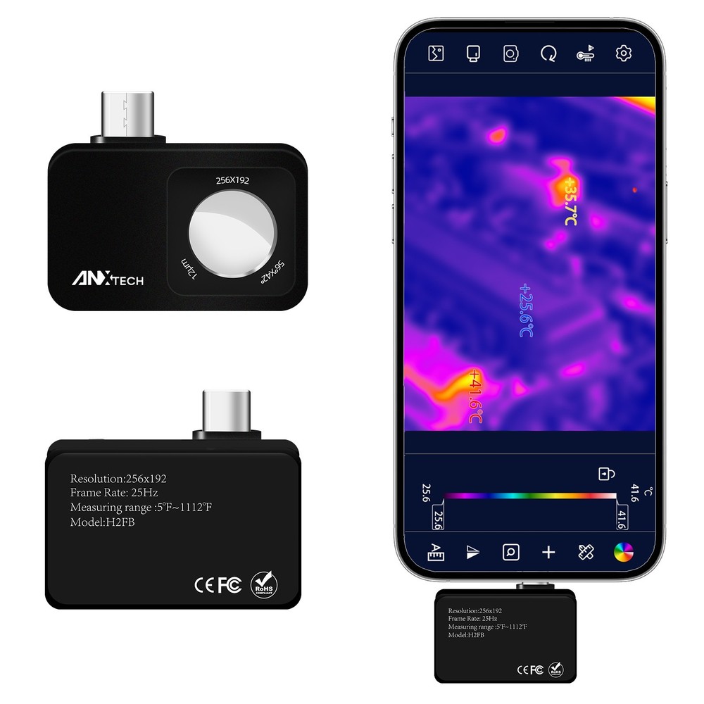 ANXTECH Thermal Imaging Camera Super IR 512×384 Thermal Imager for Android TypeC