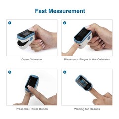ChoiceMMed Fingertip Pulse Oximeter MD300 C29 OLED Colour Display – Adults Kids
