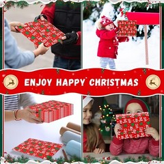 50 Pcs Christmas Poly Bubble Mailers Christmas Padded Envelopes 8.27 x 9.45 Inch