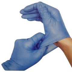 Basic Vinyl Synmax Exam Gloves Latex-Free & Powder-Free Size L
