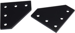 10Pcs 2020 Corner Bracket Plate Anodised L Shape 5 Hole 90 Degree outside Joinin
