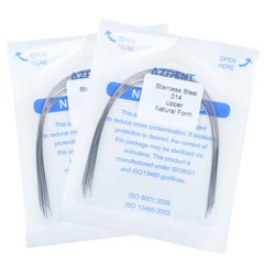 AZDENT Dental Orthodontic Round Arch Wires Natural Form Stainless Steel