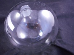CHEMGLASS Round Bottom Flask 500mL Single Neck 24/40 Heavy Wall CG-1506-20