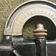 Vintage The L S Starrett Co., Athol Mass.. Protractor Head No. 490 🇺🇸