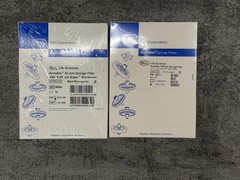 (2 QTY) PALL Acrodisc 32/25mm PF Syring Filter 0.45/0.1um Super Membrane 50/pk