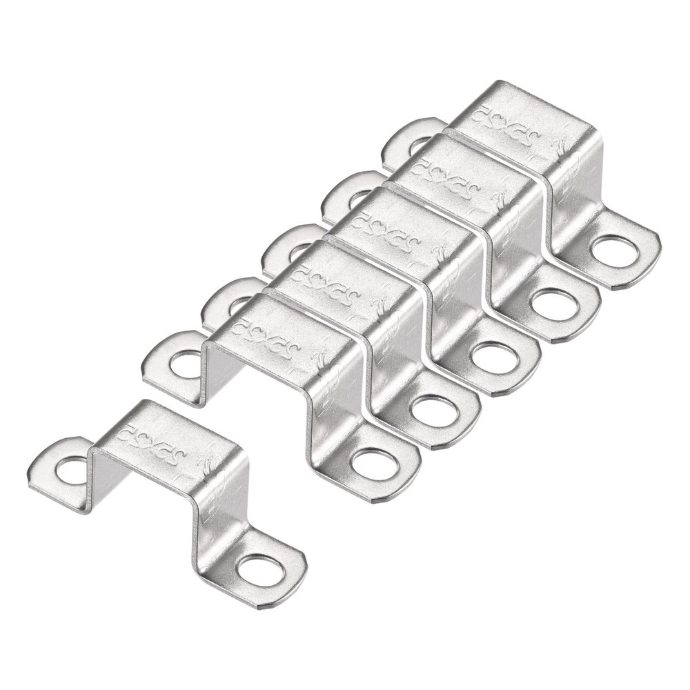 6pcs U Shaped Connector Bracket 22 x 27mm 304 Stainless Steel for Door window