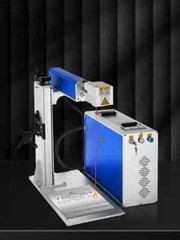 🔥VEVOR 20W 30W 50W Raycus Fiber Laser Metal Marking Machine Rotary Axis