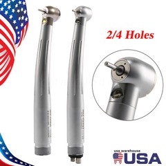 SELF-POWER Dental LED High Speed Handpiece Standard Push Button 2/4Hole Turbine