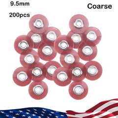 200pcs Dental soflex Composite finishing polishing disc Soft type coarse 9.5mm