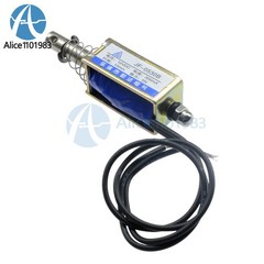 1-10PCS JF-0530B DC12V 300mA 5N/10mm Pull-Push-Type DC Solenoid Electromagnet