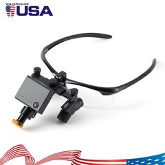 3.0X Dental Medical Ergo Loupes Surgical Magnifier+ 5W LED Surgical Head Light