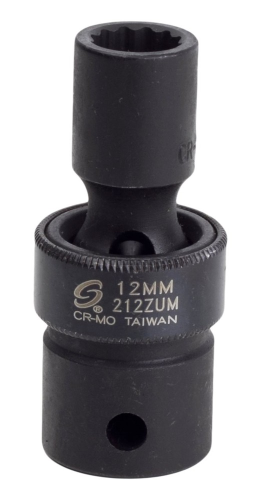Sunex Tools Sunex 212Zum 1/2-Inch Drive 12-Mm 12-Point Universal Impact Socket