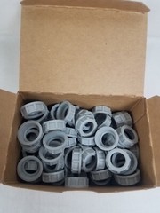Box Of 100 pcs NEW 1/2″ Insulated Plastic Bushing 105 Flame Retardant