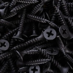 100 PCS 8 X 1-1/2 Inch Black Oxide Phillips Wood Screws Stainless Steel