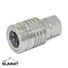 1/2” NPT ISO 5675 Female Ag Hydraulic Quick Connect Style Coupler, Push Pull