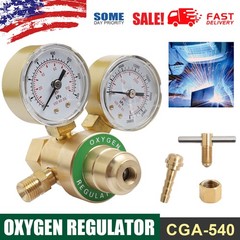 Oxygen Acetylene Gas Regulator Welding Cutting Torch Dual Gauge CGA540 CGA200