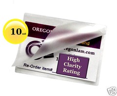 Hot Laminating Pouches 2-1/2 x 3-7/8 [pack of 100] Key Card size 10 Mil Clear