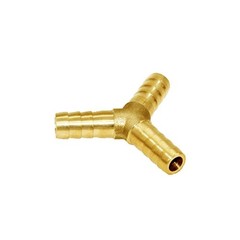 5/16″ Hose Barb Y Shaped 3 Way Union Fitting Intersection/Split Brass Water/F…