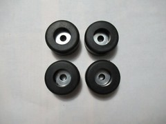 4 Very Large 1 1/2″ Diam Rubber Bumpers with Embedded Washer Rubber Feet CT103