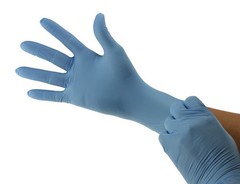 Nitrile Powder-Free Exam Gloves, Large Pack of 100 for Professionals