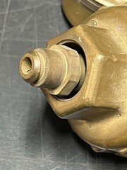 Brass Pressure Gauge 0-4000 PSI And 0-280 KSC Made In USA