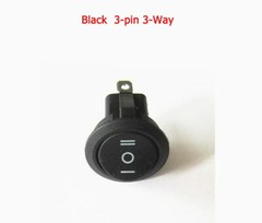 KCD1 Round Power Button Switch With Light 2/3/4/6-Pin 2/3-Way OFF/NO Hole 20MM