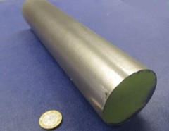 4140/4142 Alloy Steel Rod, 2 1/2″ Diameter +/-.007″ x 1 Ft Length