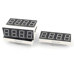 5Pcs Red 7-Segment 4-Bit 0.56″ LED Digital Display Common Cathode Tube