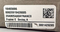 Unused ALLEN BRADLEY 20AB054A0AYNANC0 20HP AC Drive 240v 54a 3ø