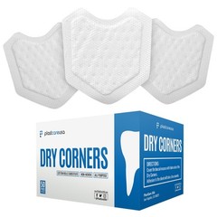 Dental Dry Angles Saliva Absorbent Pads – Parotid Shield Moisture Control (S/L)
