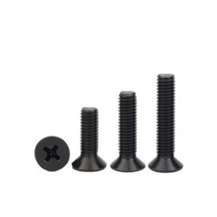 Countersunk Screws Machine Phillips Screw Black Stainless Steel Flat Head Bolts