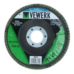 20 x Flap Discs 80 Grit Angle Grinder 4.5″ (115mm) Flat Sanding Grinding AU014