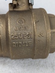 NIBCO – TFP600A-LF – Lead-Free Brass Ball Valve – Threaded – 2 inch