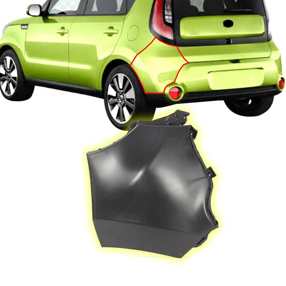 Rear Bumper End for Kia Soul 2014-2016 Left Side Primed 86681B2000