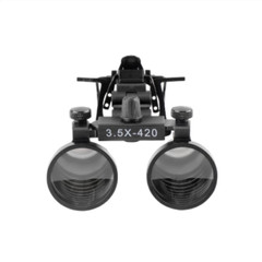 3.5X Dental Binocular Loups with Metal Clip Clip-on Magnifying Loupes US STOCK