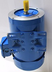 AC MOTOR, 1HP, 1725RPM, 3PH, 206-230V/460V, 56C/TEFC, WITH BASE