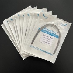 10Pcs Dental Orthodontic Arch Wire Stainles Steel Rectangular Ovoid/Nature Form