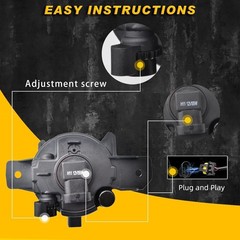 Fog Lights for 2013-2016 Nissan Pathfinder Fog Lights with Halogen Bulbs & Assem
