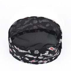 Kitchen Cooking Chef Hat Restaurant Service Flat Top Mesh Breathable Beanie Cap