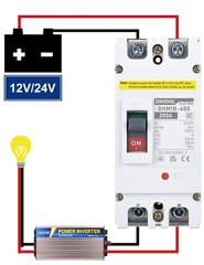 Battery DC Disconnect Switch, 250 Amp DC Breaker for Main Power, Solar, UPS, …
