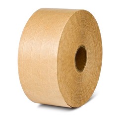 Water Activated Kraft Paper Tape 2.75″ x 450ft Brown Reinforced Packing