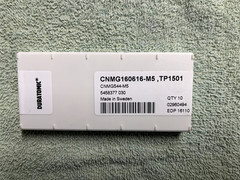 NEW SECO CNMG544-M5 TP 1501 – 10pcs Per Pk – FACTORY SEALED – SHIPS FREE!