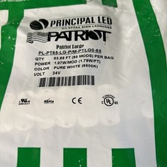 Led Lights Sign Lights Patriot Large Pl-pt65-lg-p/m-ptlgo-65. 53.89’ 90 Mods 24v